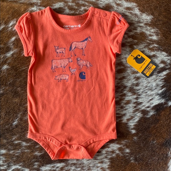 Carhartt Other - Carhartt toddler farm animals bodysuit